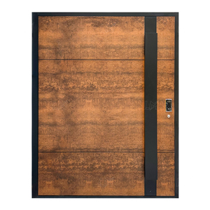 <span class=keywords><strong>Porte</strong></span> d'entrée pivotante en acier de luxe sur mesure avec serrure intelligente, <span class=keywords><strong>porte</strong></span> principale de villa, cadre en aluminium, <span class=keywords><strong>porte</strong></span> pivotante antivol - Product Image 4