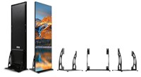 Display LED per Esposizioni P1.86/P2/P2.5, Poster LED a Cascata Multi-Schermo con Controllo Android e WiFi