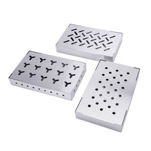 Tube à fumée universel en acier inoxydable pour barbecue au gaz ou au <span class=keywords><strong>charbon</strong></span> <span class=keywords><strong>de</strong></span> <span class=keywords><strong>bois</strong></span>, ajoute une saveur fumée grâce aux copeaux <span class=keywords><strong>de</strong></span> <span class=keywords><strong>bois</strong></span>, avec couvercle à charnières - Product Image 1