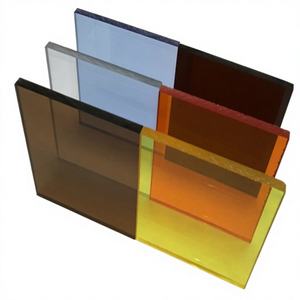 <span class=keywords><strong>Plaque</strong></span> <span class=keywords><strong>translucide</strong></span> transparente couleur Tan à motif Moiré, haute résistance, 2440x1220mm, épaisseur 2-50mm - Product Image 1