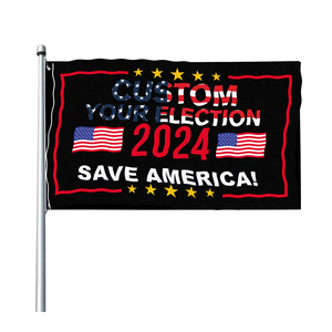 Bandera del Orgullo LGBTQ de Poliéster 100% con Diseño de Arcoíris y Leyenda '<span class=keywords><strong>Make</strong></span> America Gay Again' para Decoración Exterior con Ojales y Cabecera de Lona - Product Image 3