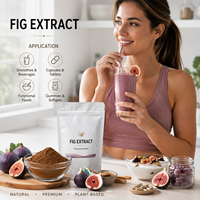 Poudre d'extrait de figue LongBio 10:1 Ficus Carica, extrait botanique naturel brun de qualité alimentaire, en vrac, fabricant et fournisseur OEM ODM