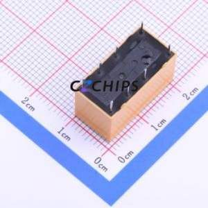 HRS2H-S-DC24V Power Relay DIP,9.9x21mm Relay 24V 2 Changeover: 2C (DPDT-Changeover)::: 8 1A - Product Image 2