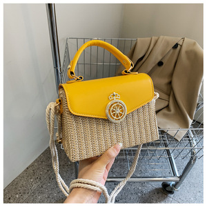 2022 Hot Sell Fashion Styes Girls Summer Srtaw Beach <strong>Bag</strong> - Product Image 4