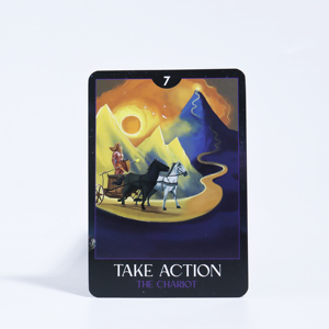 Fabrication de numéros de cartes de tarot personnalisées Impression de cartes Oracle Cartes d'affirmation Black Girl - Product Image 2