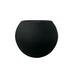 Ready Stock PC1247-17042 Round Fiberglass Pot Medium Large Size Flower Pot