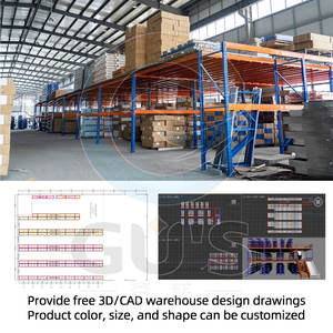 Système de rayonnage sans boulon robuste pour usage industriel et domestique Étagère de rangement d'entrepôt en acier à 5 couches Noir d'origine - Product Image 6