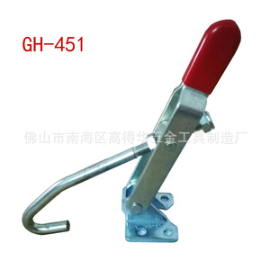 Gh451 452 Door Lock Type <b>Quick</b> <b>Clamping</b> Hook Heavy Duty Industrial Thickened Steel Hook And Buckle For Fixtures - Product Image 4