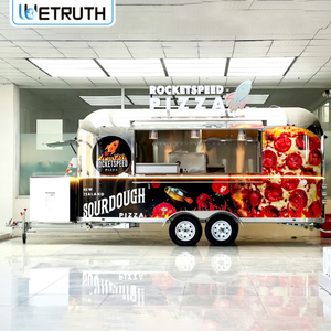 Mobile Catering <strong>Trailer</strong> Food Truck With Fiberglass Construction Fully Equipped For Snack Food Candy &amp; <strong>Ice</strong> <strong>Cream</strong> - Product Image 1