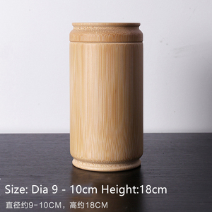 Cercueil pour petits animaux en bambou écologique, tube de dispersion - Product Image 2