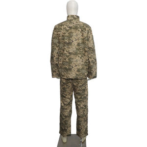 Venta al por mayor ACU uniforme de combate táctico en el océano camuflaje Digital Durable Oxford Ripstop chaqueta pantalones para uso al aire libre 65/35 TC - Product Image 3