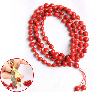 Jymoon kırmızı kalp Bodhi 108 boncuk bilezik kırmızı dize iyi şanslar el dize kadın hediye için - Product Image 2