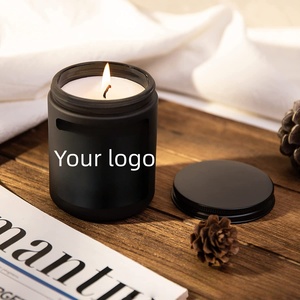 Candele Profumate al Legno di Sandalo in Cera di Soia 100% Organica Naturale in Barattolo di Vetro Personalizzate Fatte a Mano Ecologiche Romantiche - Product Image 3