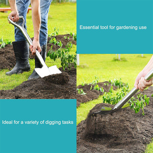 Herramientas de Jardinería al por Mayor, Pala de Jardinería con Mango en D de Acero Inoxidable, Pala para Excavar Tierra y Macetas - Product Image 6
