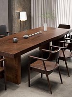 Vente en gros en usine table à manger en bois massif de noyer pour salle à manger et extérieur avec ensembles de chaises vente en gros OEM