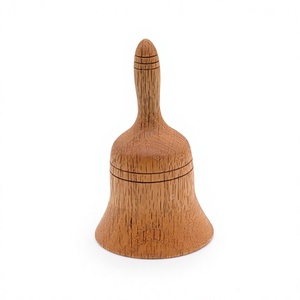 AZ ENTERPRISES AZE-WB026 <b>Wooden</b> Bell Ornament <b>Rustic</b> Style Handcrafted Engraved Christmas Theme High Quality Tabletop Decoration - Product Image 5