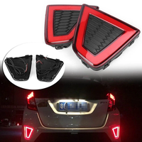 Feu arrière de pare-chocs à LED, remplacement de feux de brouillard arrière pour Honda Jazz Fit 2014-2015