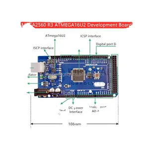 Official MEGA2560 R3 Atmega16U2 ATMEGA2560 Open Source Development Board for arduino MEGA 2560 R3