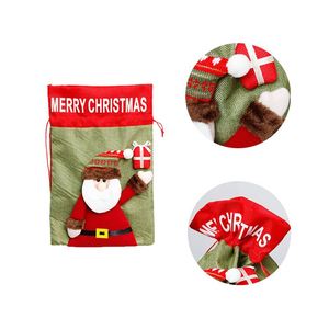 2023 Christmas Fabric Gift <b>Bag</b> Decoration Cute <b>Kids</b> <b>Drawstring</b> Gift Packaging Pouch <b>Bag</b> for Sale - Product Image 3