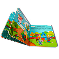 Libro de Sonido para Niños, Libro de Audio de Tapa Dura, Libros de Cuentos en Inglés para el Aprendizaje Temprano, Estilo de Control Táctil