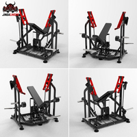 Machine de presse pectorale inclinée à charge libre, bras indépendants, équipement de gym commercial pour l'entraînement de force des pectoraux supérieurs sur banc