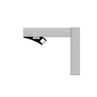 Nouveau design de profilé en aluminium pour éclairage LED sous armoire, bande lumineuse LED sous armoire, barre lumineuse pour armoire