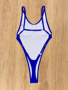 STOCK 5 Colori Costume Intero Donna <span class=keywords><strong>Perizoma</strong></span> <span class=keywords><strong>Micro</strong></span> Monokini con Dettagli ad Anelli e Schiena Scoperta XS-L - Product Image 4