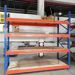 Op Maat Gemaakte Heavy-Duty Opbergrek Planken Van Hoge Kwaliteit Magazijn Houten Verstelbaar Palletrek - Product Image 4