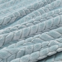 Tissu jacquard uni respirant écologique 100% polyester 250g/m2 pour textiles de maison