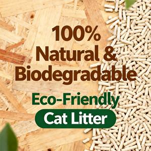 Arena para Gatos de Bentonita de Sodio, Biodegradable, Ecológica, Libre de Polvo, Altamente Absorbente, de Aglutinación Rápida, para Inodoro - Product Image 1