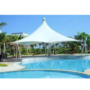 Diseño de Fábrica, Lona Tensada de PTFE para Exteriores, Membrana Arquitectónica, Cobertizo Metálico Prefabricado para Paisajismo - Product Image 5