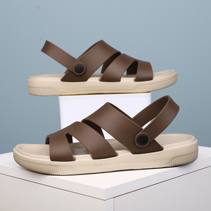 Trendige Zwei-Wege-Tragbare Atmungsaktive Outdoor-Wandersandalen für Damen und Herren, Strapazierfähige EVA Rutschfeste Dicke Plattform Offene Zehen Sandalen - Product Image 2