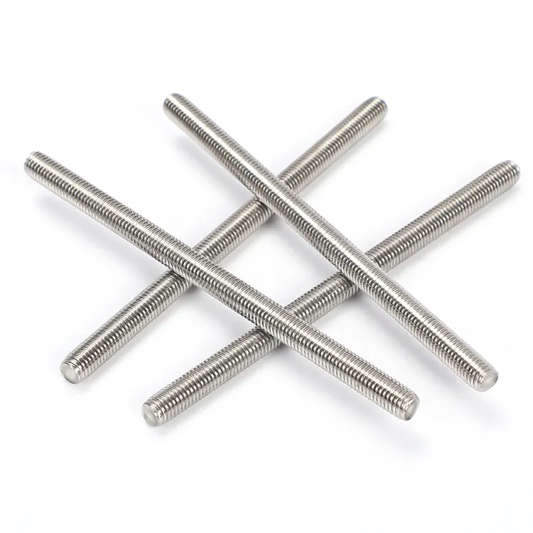 Stainless Steel Threaded Rods SS 304 316 M6 M8 M10 Single And Double Threades End Bolt Stud 5/16 All Threaded Rod Galvanized