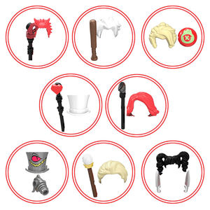 TP1031 Anime Alastor Cherri Bomb Lucifer Morningstar Figurine d'action créative en plastique mini à assembler, jouet pour enfant, cadeau - Product Image 1