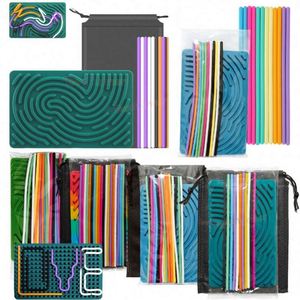 Juego de Juguetes Sensoriales de Plástico con Logotipo Personalizado al por Mayor para Aliviar la Presión, para Niños con TDAH, Juego Creativo y Silencioso - Product Image 4