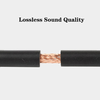 Câble HIFI Audio DMX pour Enceinte et Microphone, Cuivre OFC 2 Conducteurs 24AWG, Torsadé Blindé, en Vrac 100M, Bobine de Câble XLR Mic