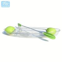 Kayak gonflable 1 place avec siège transparent et sac de transport, kit de réparation inclus, pour parcs aquatiques, de la marque Lumark Wonderful, fabriqué en Chine
