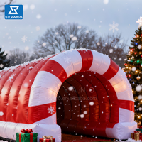 Tunnel gonflable de tente gonflable décorative extérieure d'Inflatables de la publicité de Noël