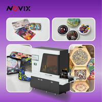 Impresora de Cintas de Tinta NOVIX Ecológica para Bolsas No Tejidas, Impresora Digital de Tarjetas Automática de Alta Velocidad de Una Sola Pasada