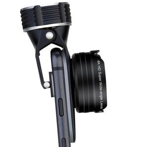 Lente teleobjetivo 5 en 1 <span class=keywords><strong>para</strong></span> teléfono móvil, Kit <span class=keywords><strong>de</strong></span> lente <span class=keywords><strong>de</strong></span> cámara HD con Zoom 12,8x <span class=keywords><strong>para</strong></span> Smartphone con <span class=keywords><strong>ojo</strong></span> <span class=keywords><strong>de</strong></span> <span class=keywords><strong>pez</strong></span> 4K y Marco <span class=keywords><strong>de</strong></span> gran angular - Product Image 2