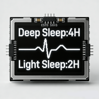 Módulo de Pantalla OLED Personalizado de 128x32 con Interfaz I2C, Brillo de 500 Nits, Temperatura de Funcionamiento de -10°C a 50°C, Monitor de Salud Portátil, Monitor de Frecuencia Cardíaca