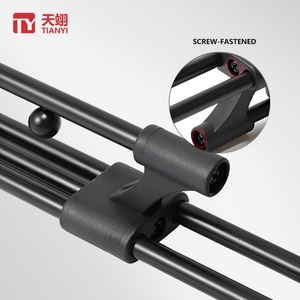 Organizador de Armario Extraíble de Alta Resistencia de 250-500 mm con Separador de Bolas de Hierro y Rieles para Colgar Ropa - Product Image 4