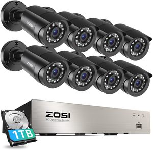 Système de vidéosurveillance HD 5MP avec lampe LED, NVR POE personnalisable, détection de visage intérieur/extérieur, capteur CMOS, prise en charge OEM/ODM - Product Image 1