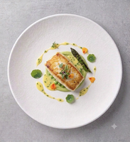 Assiettes de table pour restaurants, service de vaisselle, assiette plate à salade, blanc mat émaillé, 8,25 pouces, assiettes en porcelaine, style chinois traditionnel