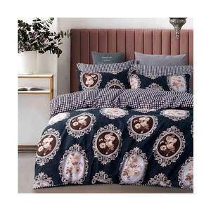 Flor impresa Textiles para el hogar Juegos de fundas de edredón Edredón Fundas de almohada para Full Twin <span class=keywords><strong>Double</strong></span> King <span class=keywords><strong>Size</strong></span> - Product Image 4