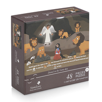 Jeu de puzzle éducatif personnalisé par le fabricant Daniel dans la fosse des lions, jouets de puzzle pour enfants, garçons et filles, puzzle à assembler