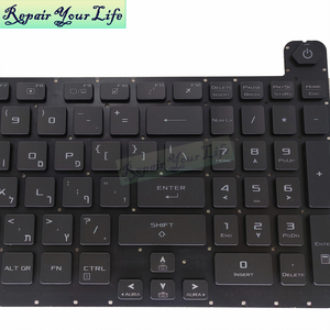 Clavier de jeu rétro-éclairé HB Snap-on pour <span class=keywords><strong>Asus</strong></span> ROG Strix G17 G731 <span class=keywords><strong>G731GT</strong></span> G731GV G731GU GL731GW G712LWS G732LWS LXS 0KNR0-661MHE00 - Product Image 3