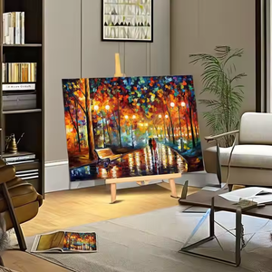 Kit de <span class=keywords><strong>pintura</strong></span> por números DIY con Diseño Fotográfico personalizado sobre lienzo paisaje de calle estilo impresionista - Product Image 6
