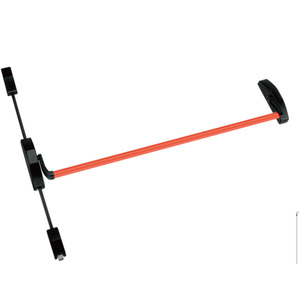 Barra táctil <span class=keywords><strong>Cruz</strong></span> de doble puerta Barra de color rojo negro Dispositivo de salida de pánico para una sola puerta - Product Image 2