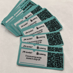 Fabric Rfid Nfc Bracelet with Rewritable <b>Key</b> Woven Patches - Product Image 3